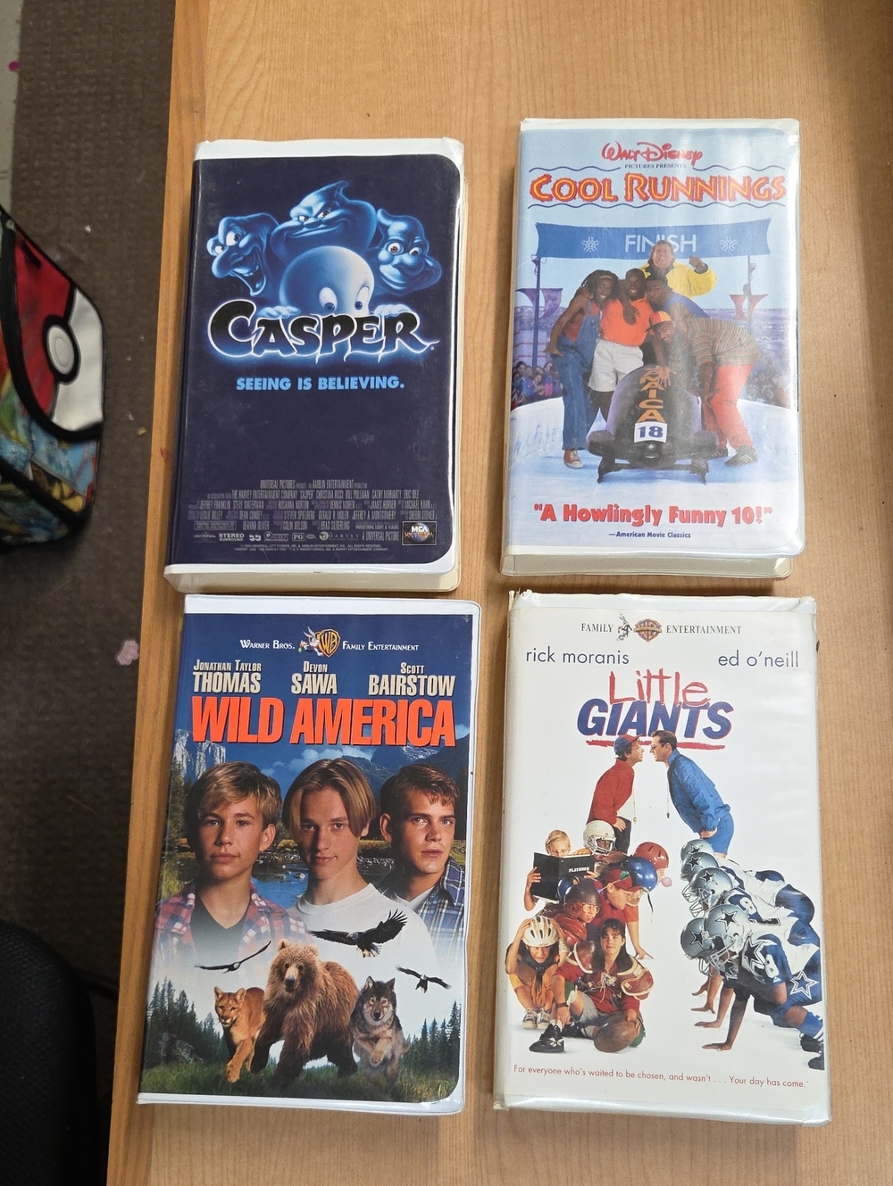 Lot of 5 Disney VHS Tapes. Good Condition Pre-loved Classics